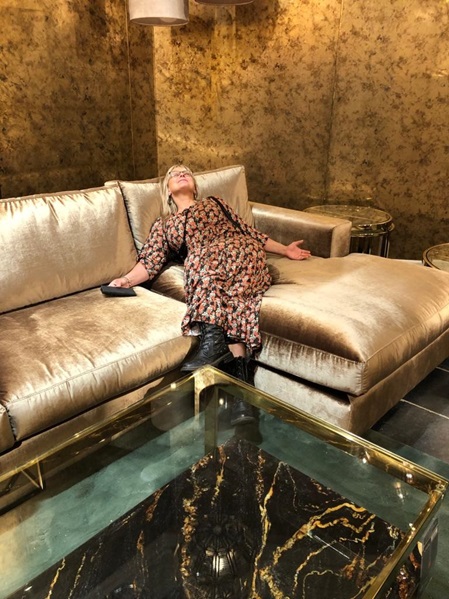 Anke Zöllter im Goldpalast